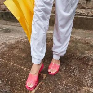 Pink Aqua Flats