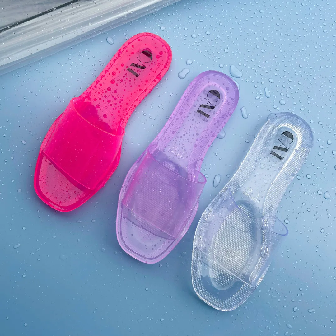 Pink Aqua Flats