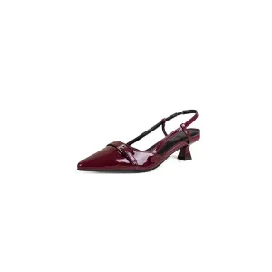 Point Toe Flare Heels Pumps