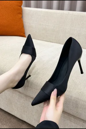 Point Toe High Heel Pumps