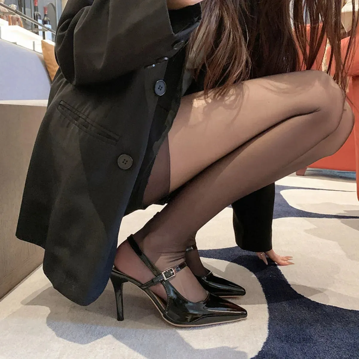 Point Toe Kitten Heels Pumps