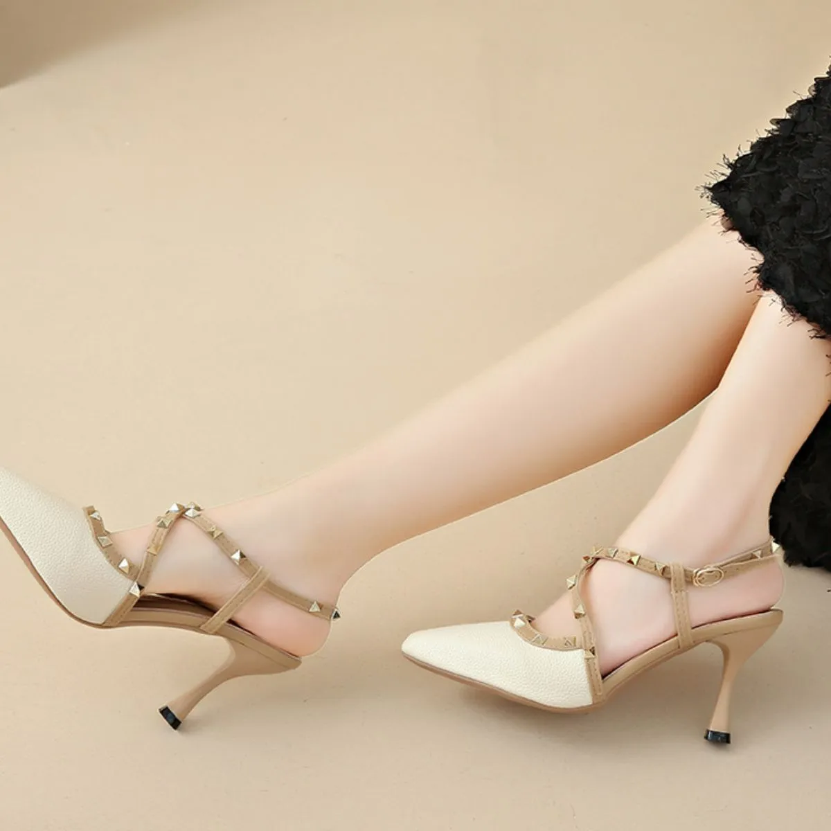 Point Toe Stiletto Pumps