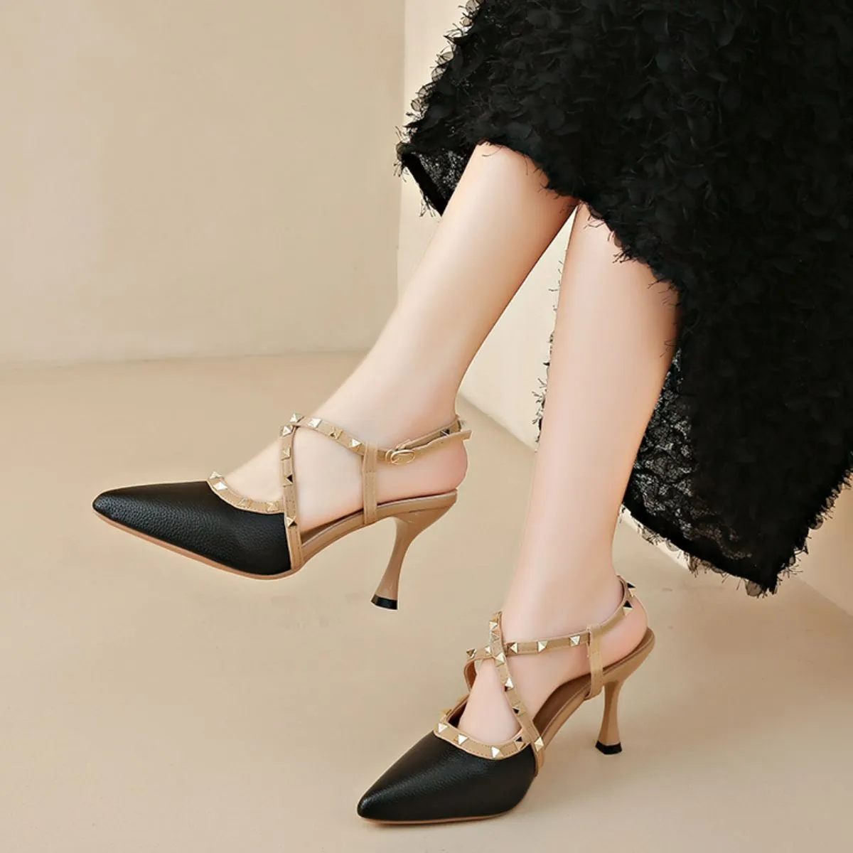 Point Toe Stiletto Pumps