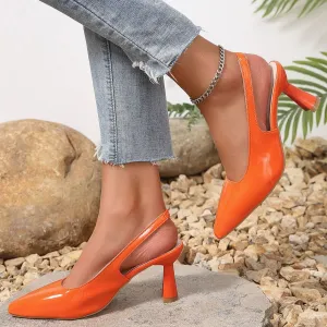 Point Toe Stiletto Pumps