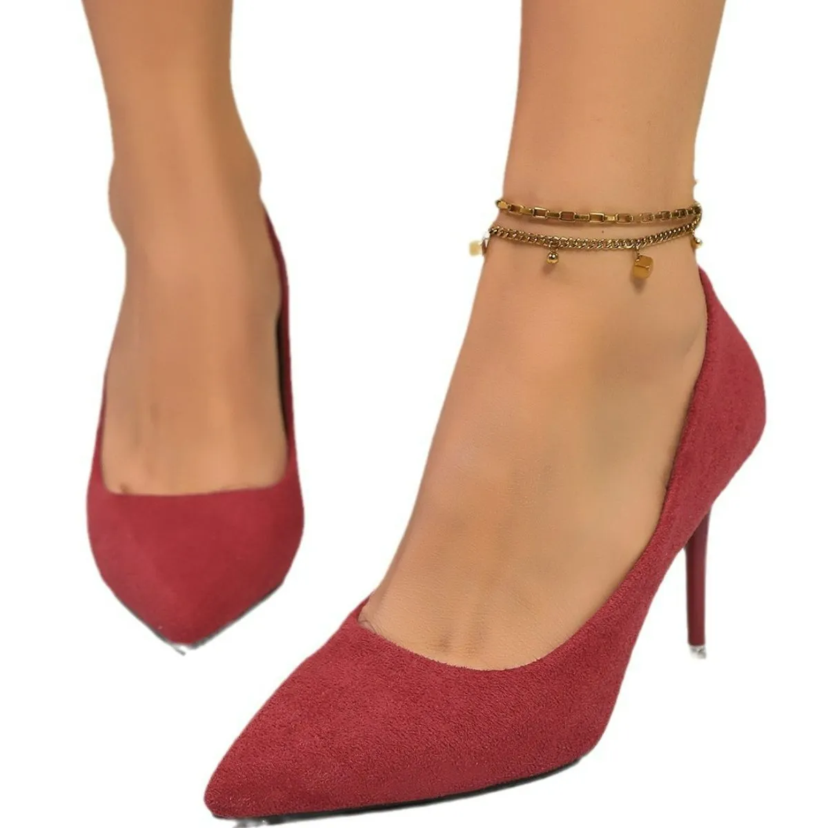 Point Toe Stiletto Pumps