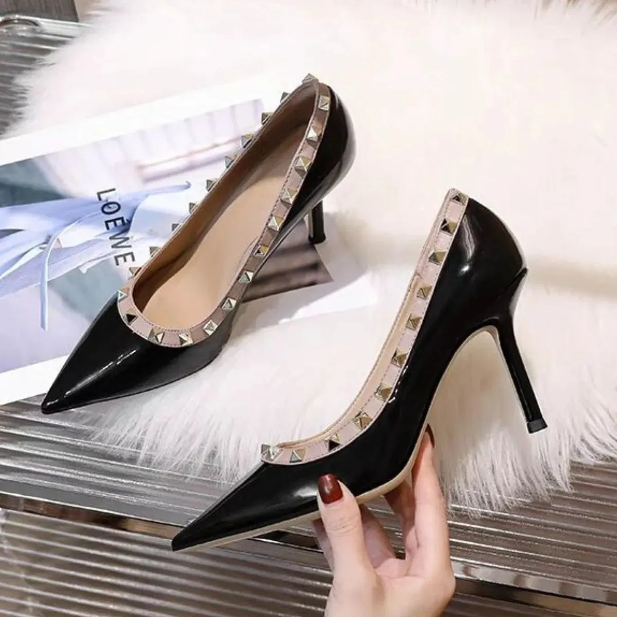 Point Toe Stiletto Pumps