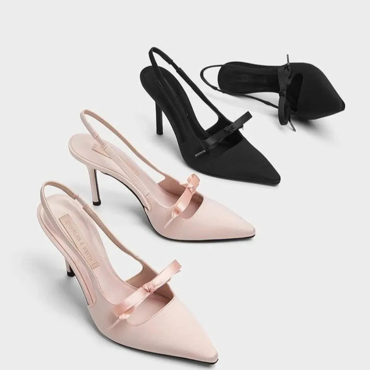 Point Toe Stiletto Pumps