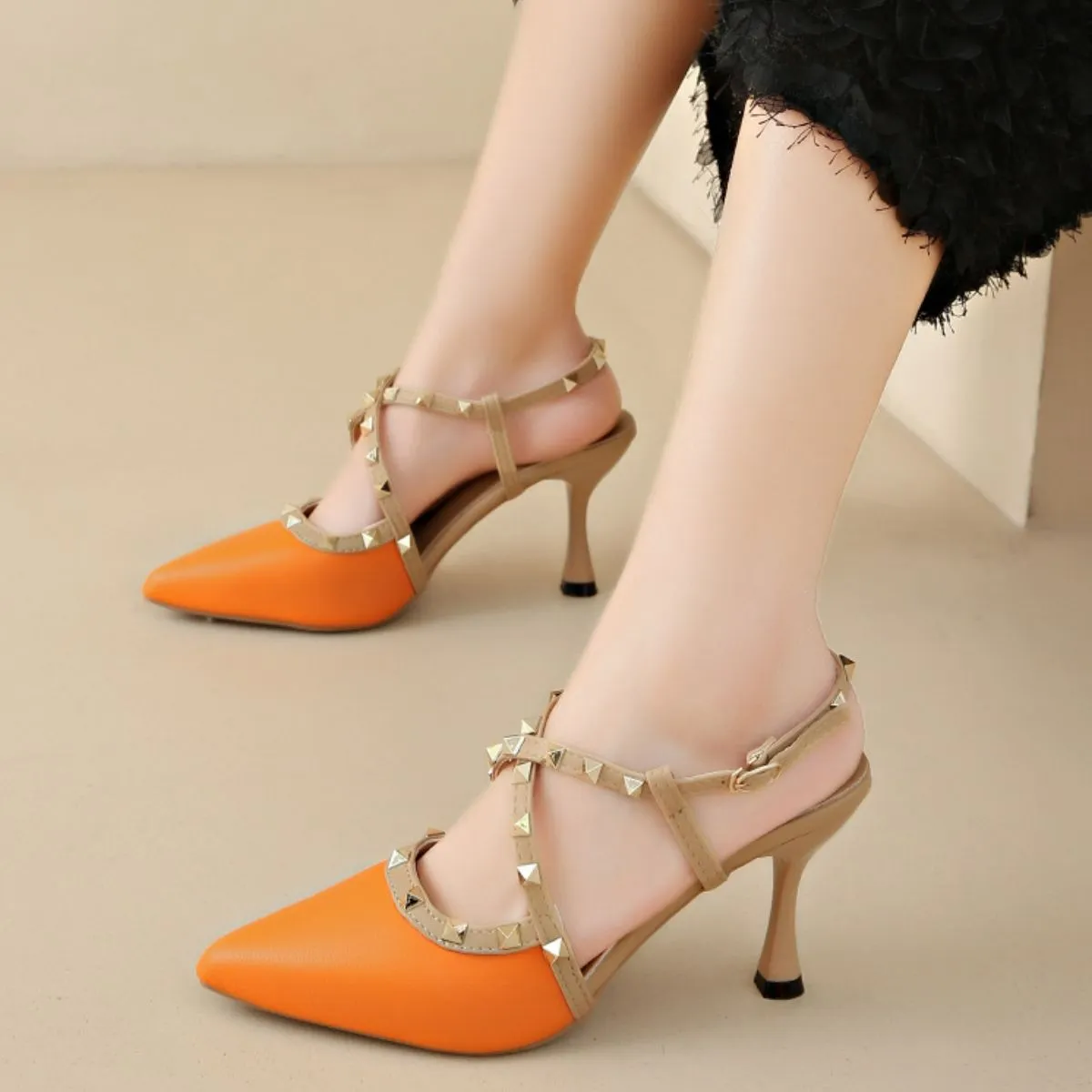 Point Toe Stiletto Pumps