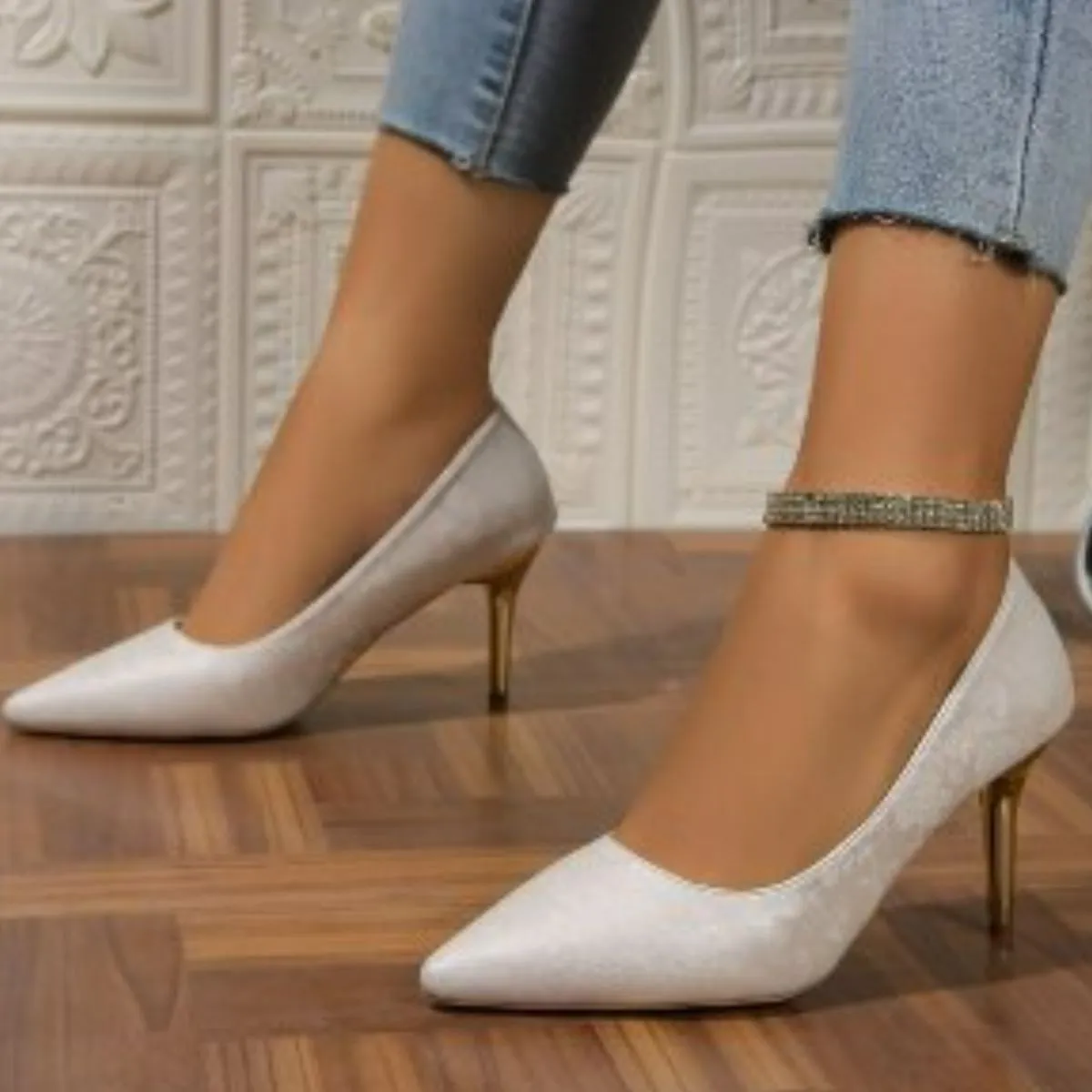 Point Toe Stiletto Pumps