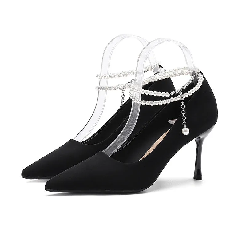 Point Toe Stiletto Pumps