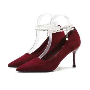 Point Toe Stiletto Pumps