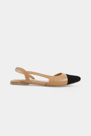 Pointed Toe Two Tone Flats