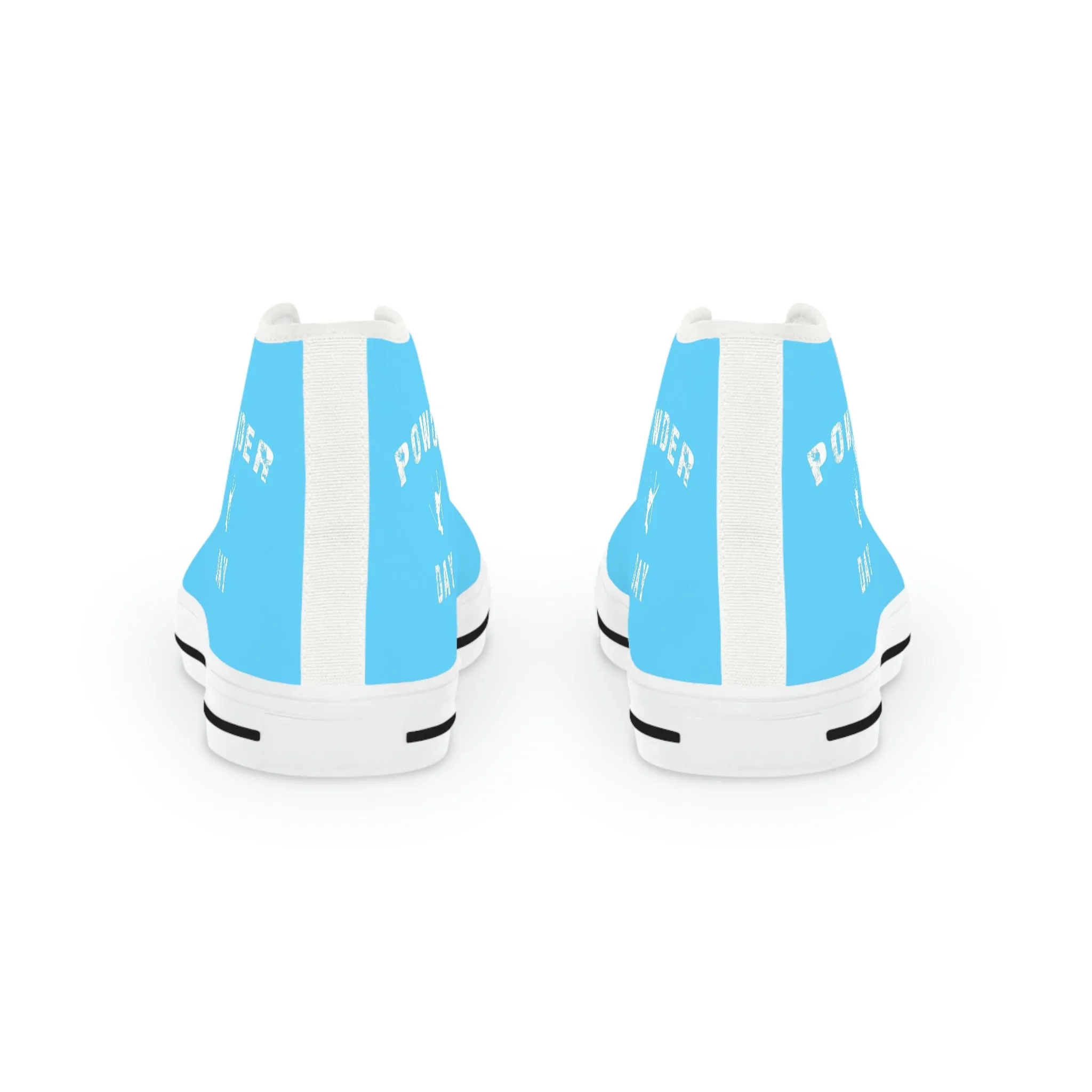 Powder Day Light Blue - High Top Sneakers