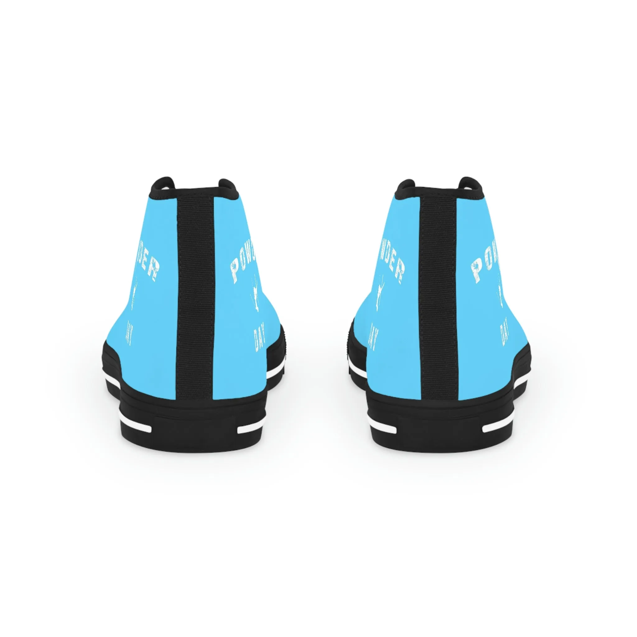 Powder Day Light Blue - High Top Sneakers