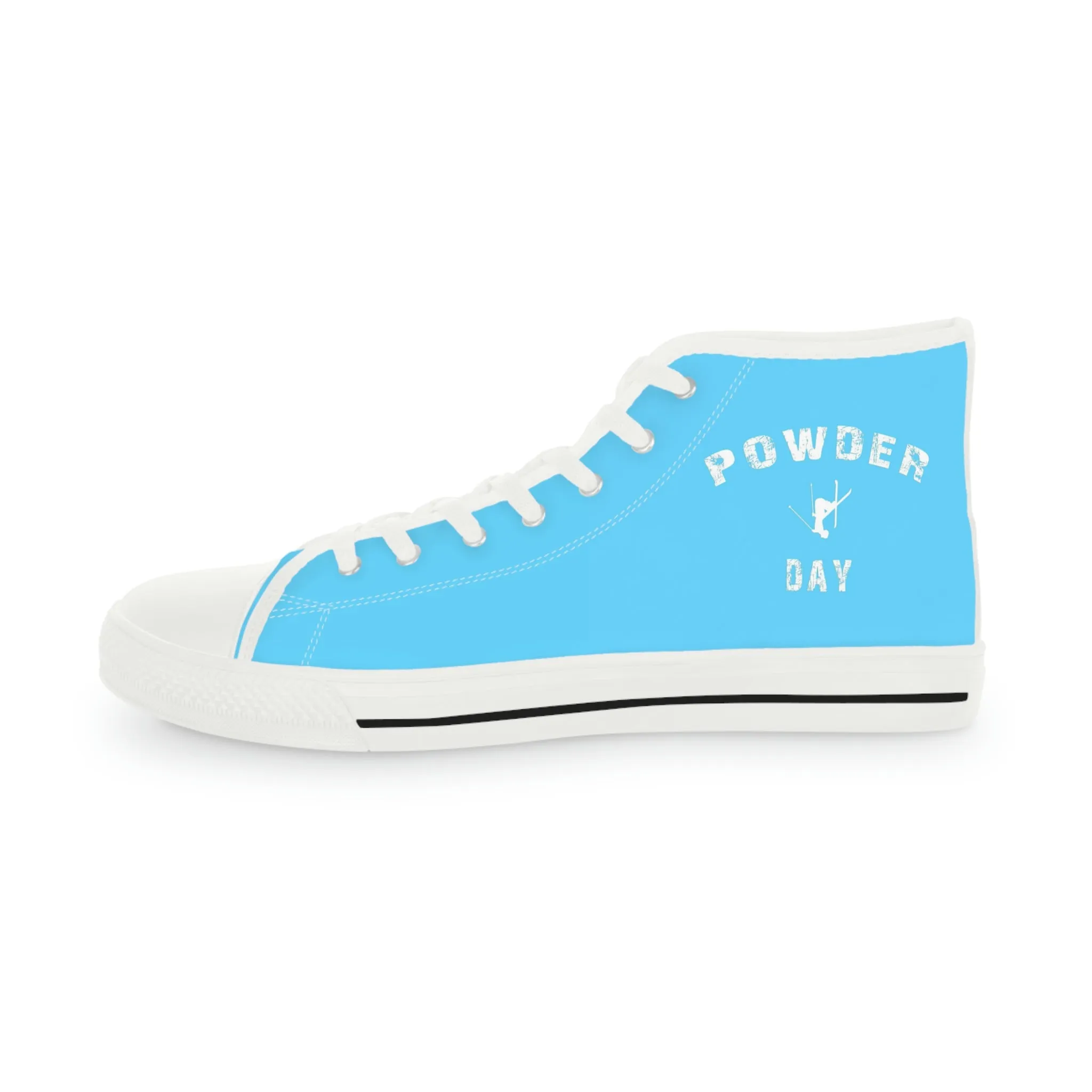 Powder Day Light Blue - High Top Sneakers