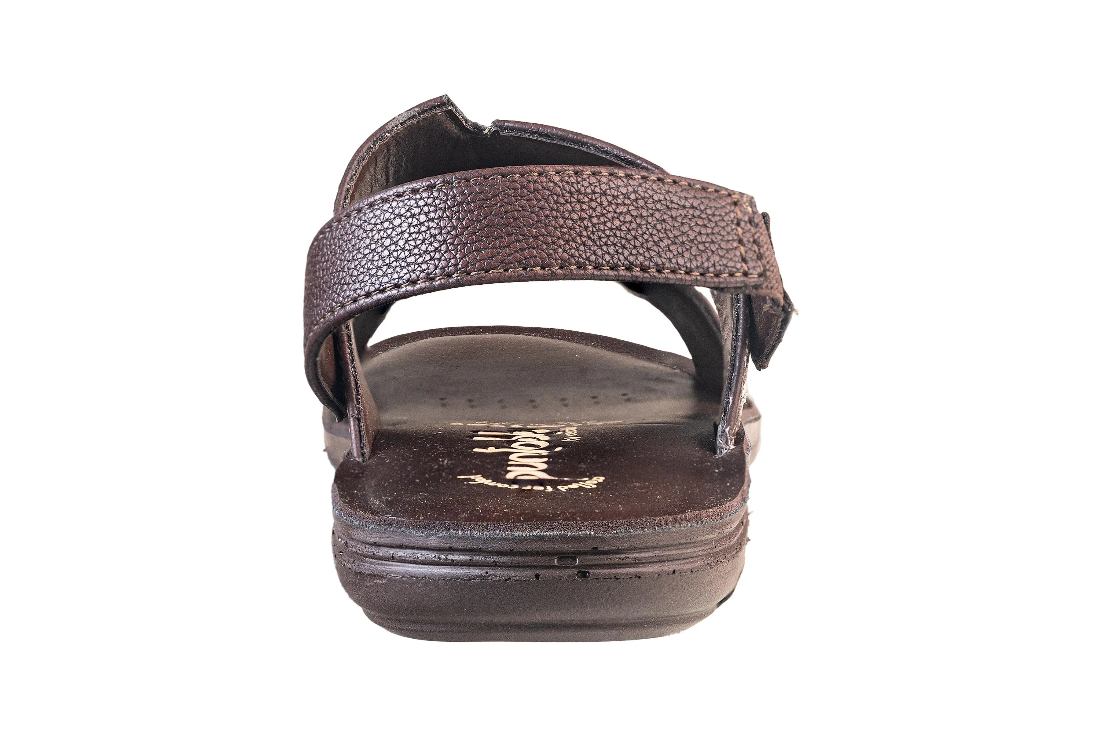 Puntooblu Gents Brown Sandal PU (Gs Pu S Rl 39 A)
