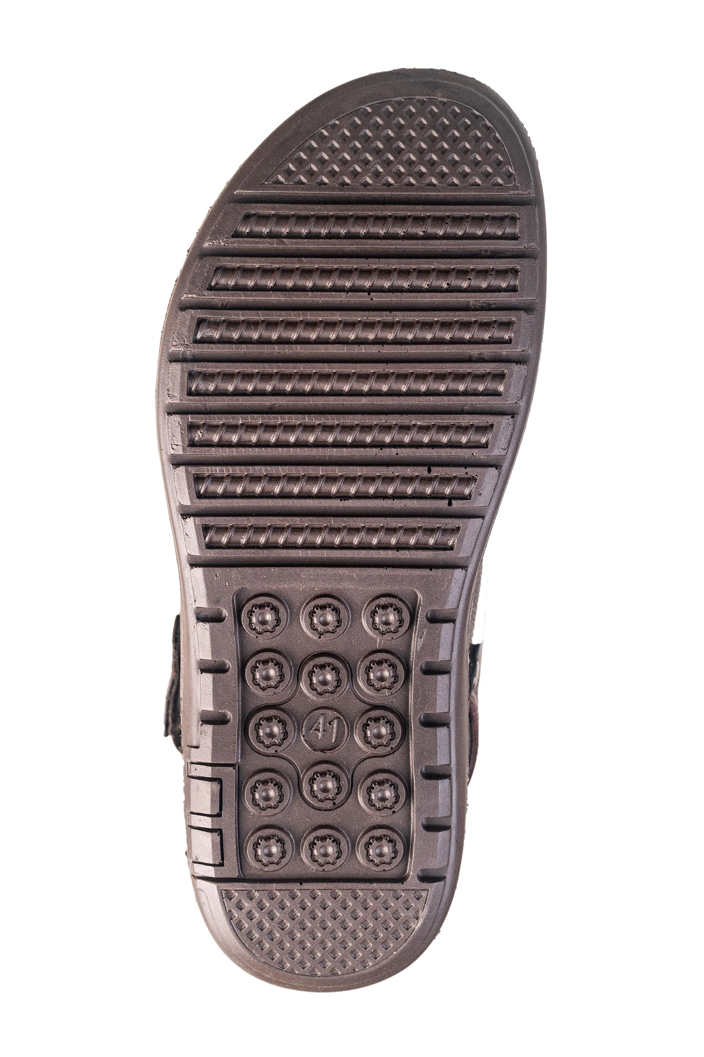Puntooblu Gents Brown Sandal PU (Gs Pu S Rl 39 A)