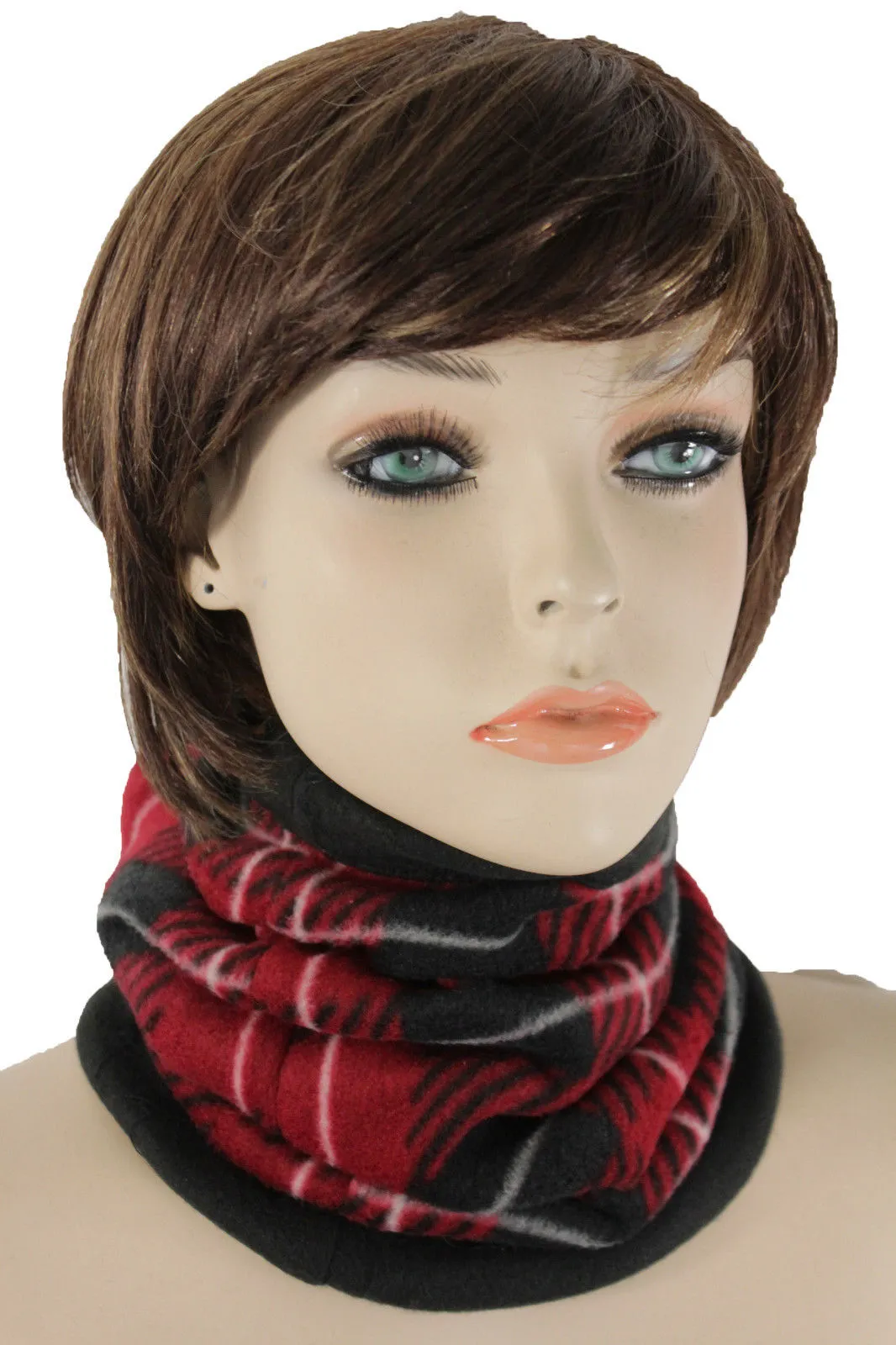 Red Black White Beige Neck Warmer Scarf Turtle Cover Mask Hat Sport Men