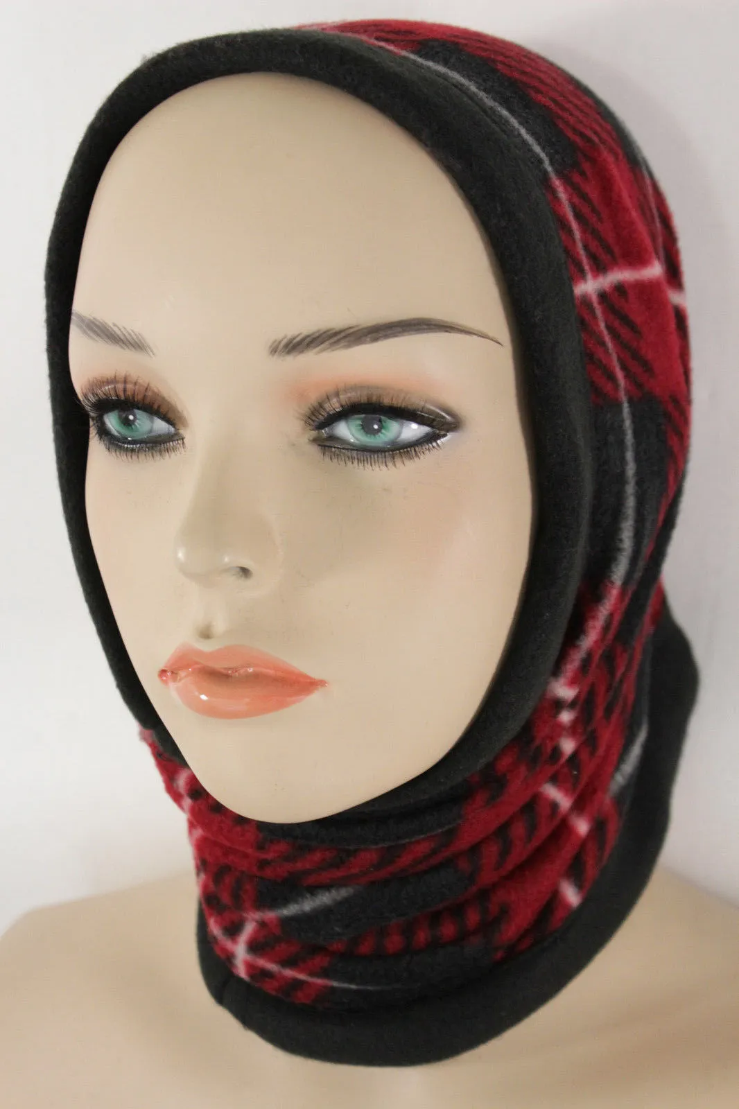 Red Black White Beige Neck Warmer Scarf Turtle Cover Mask Hat Sport Men