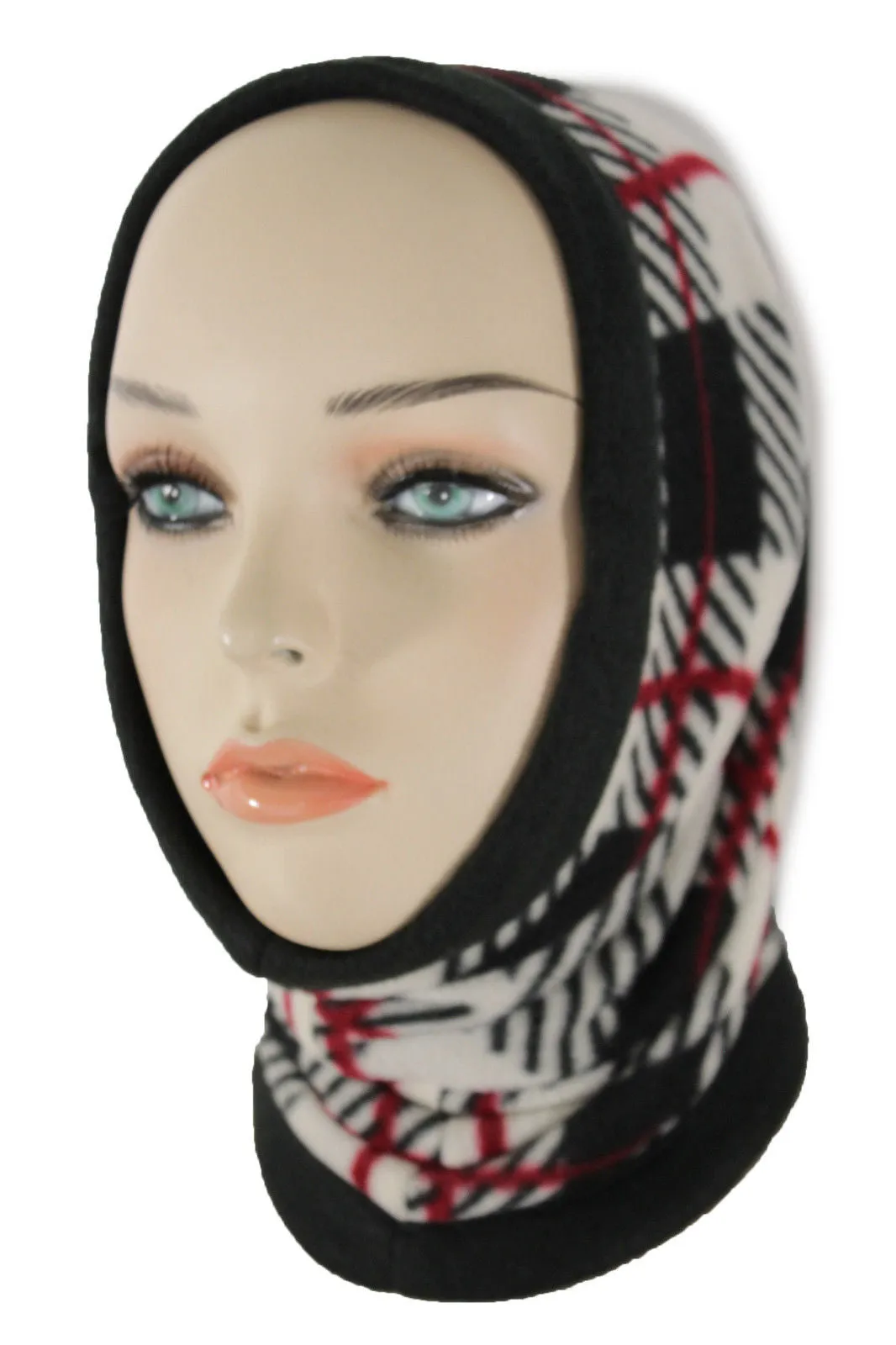 Red Black White Beige Neck Warmer Scarf Turtle Cover Mask Hat Sport Men