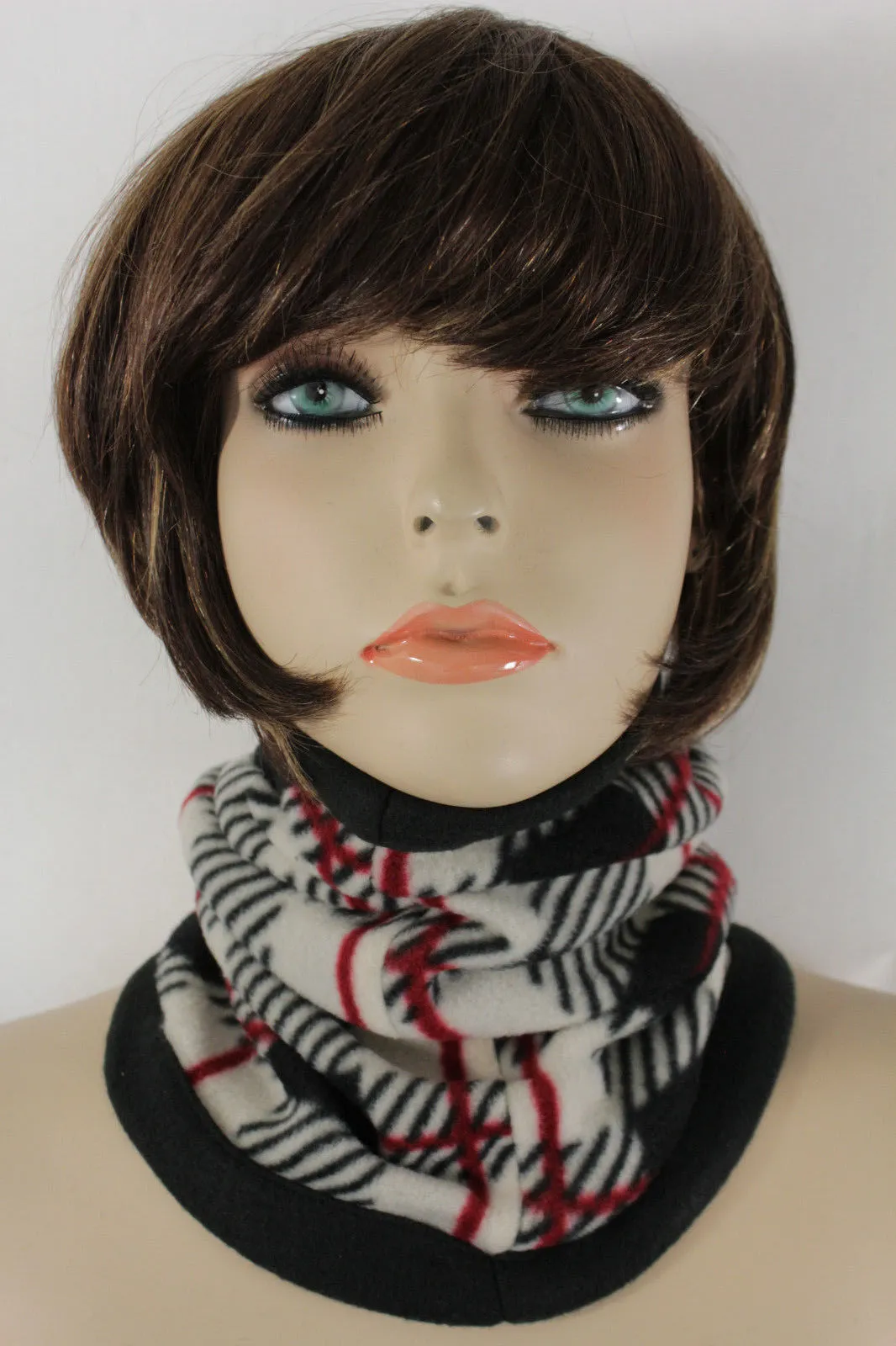 Red Black White Beige Neck Warmer Scarf Turtle Cover Mask Hat Sport Men