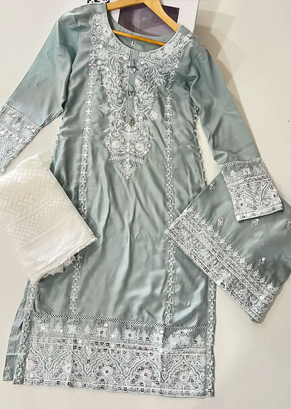 RGZ1403 Readymade Mint Linen suit