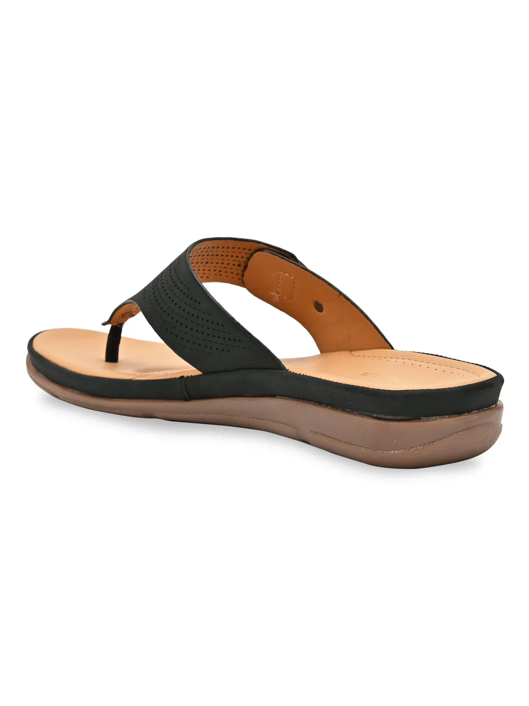 Rocia By Regal Black Women Casual Laser Cut Flats
