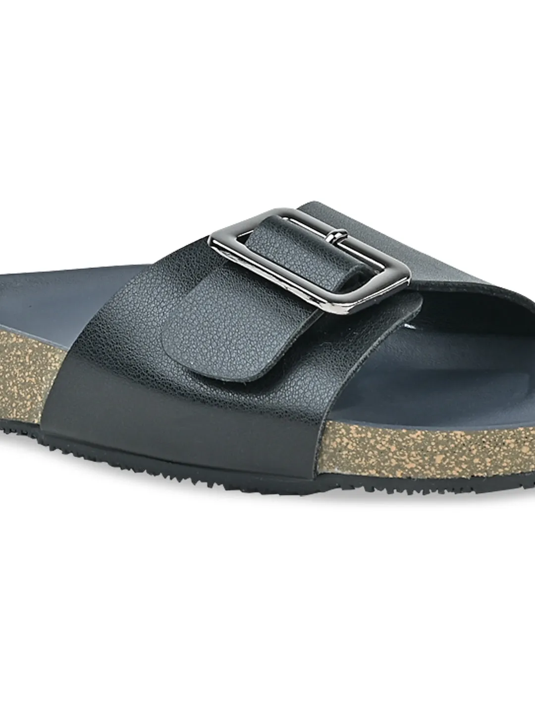 Rocia By Regal Black Women Slider Flats