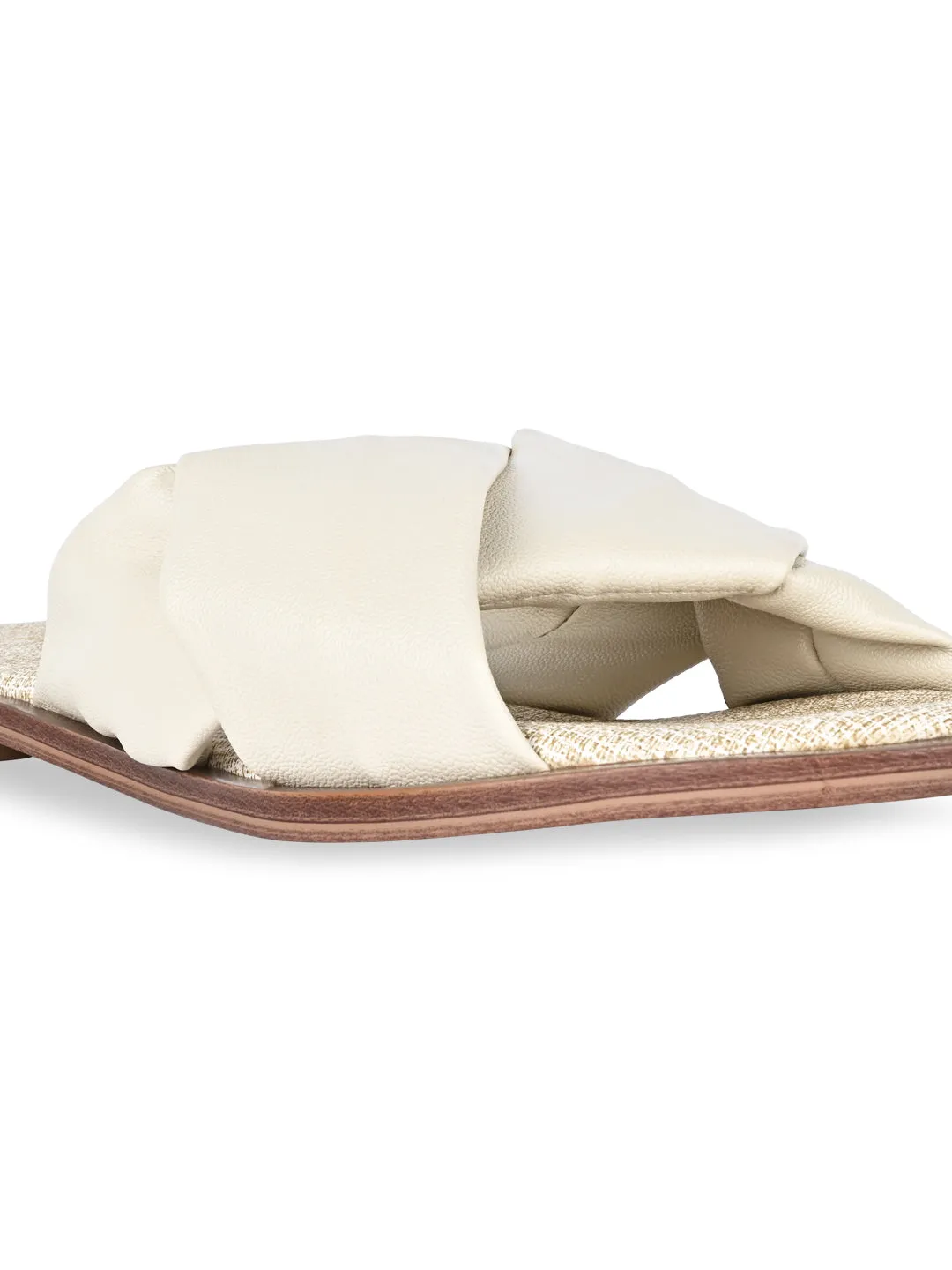Rocia By Regal Cream Women Casual Comfortable Flats
