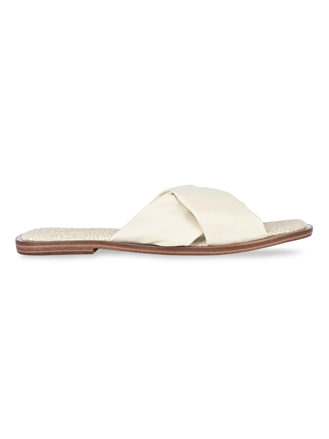Rocia By Regal Cream Women Casual Comfortable Flats