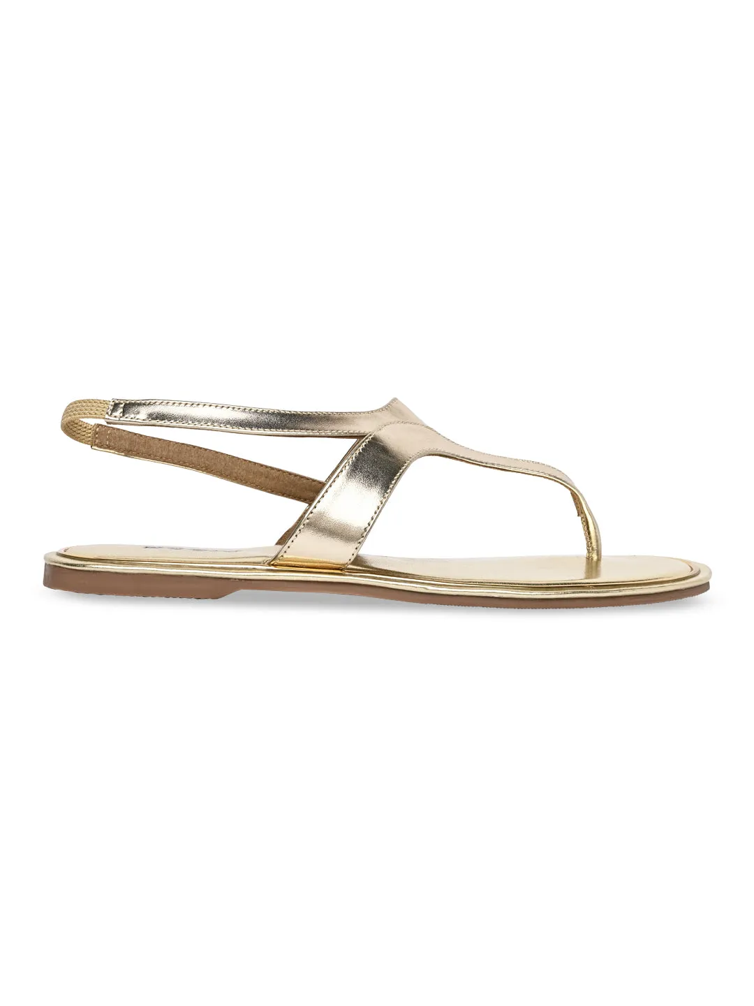 Rocia By Regal Gold Women Casual Flat Sandals