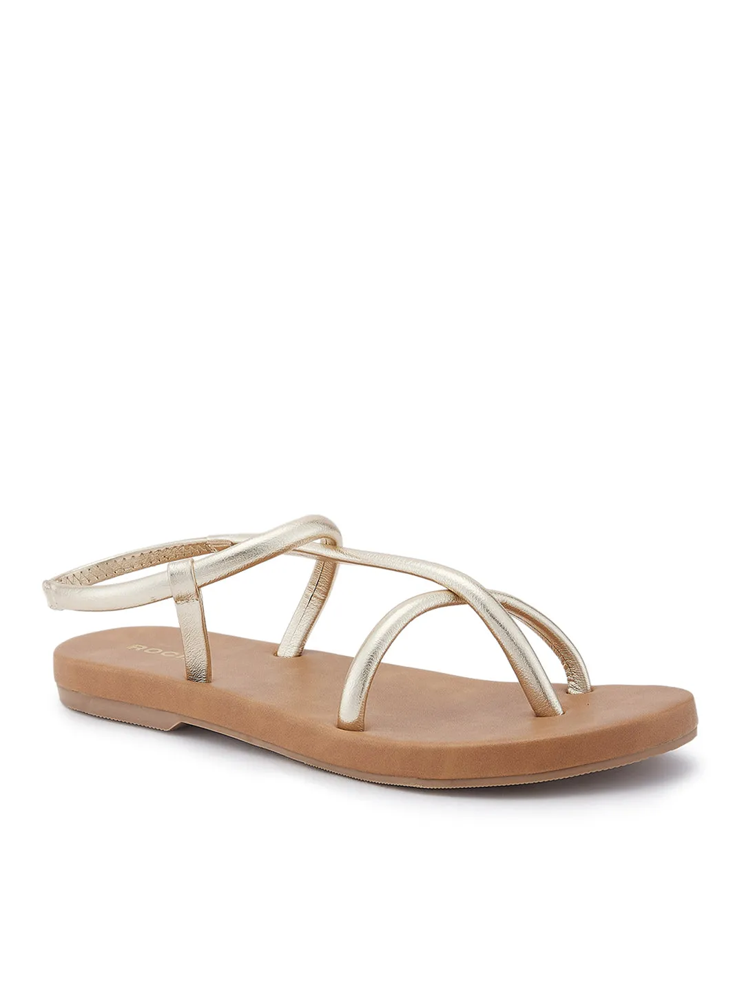 Rocia By Regal Gold Women Smart Casual Flats