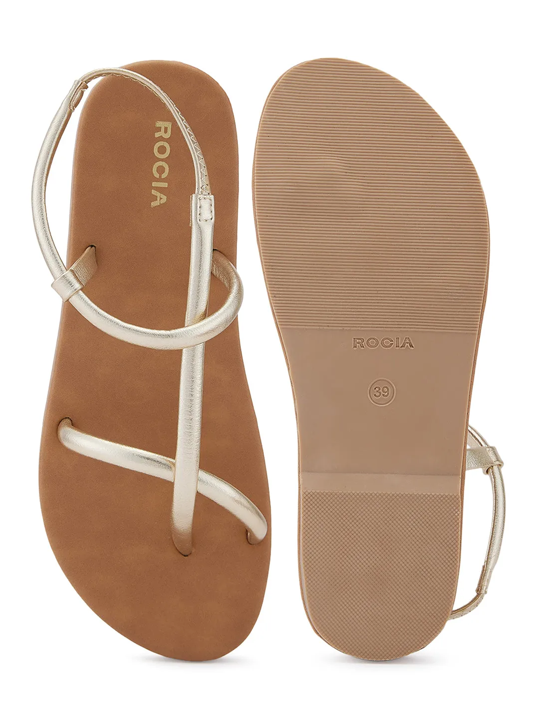 Rocia By Regal Gold Women Smart Casual Flats