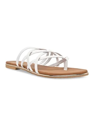 Rocia By Regal White Women Strappy Flats