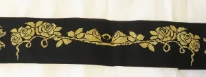 Romanian Folk Embroidered Belt for Traditional-National Folk Costume