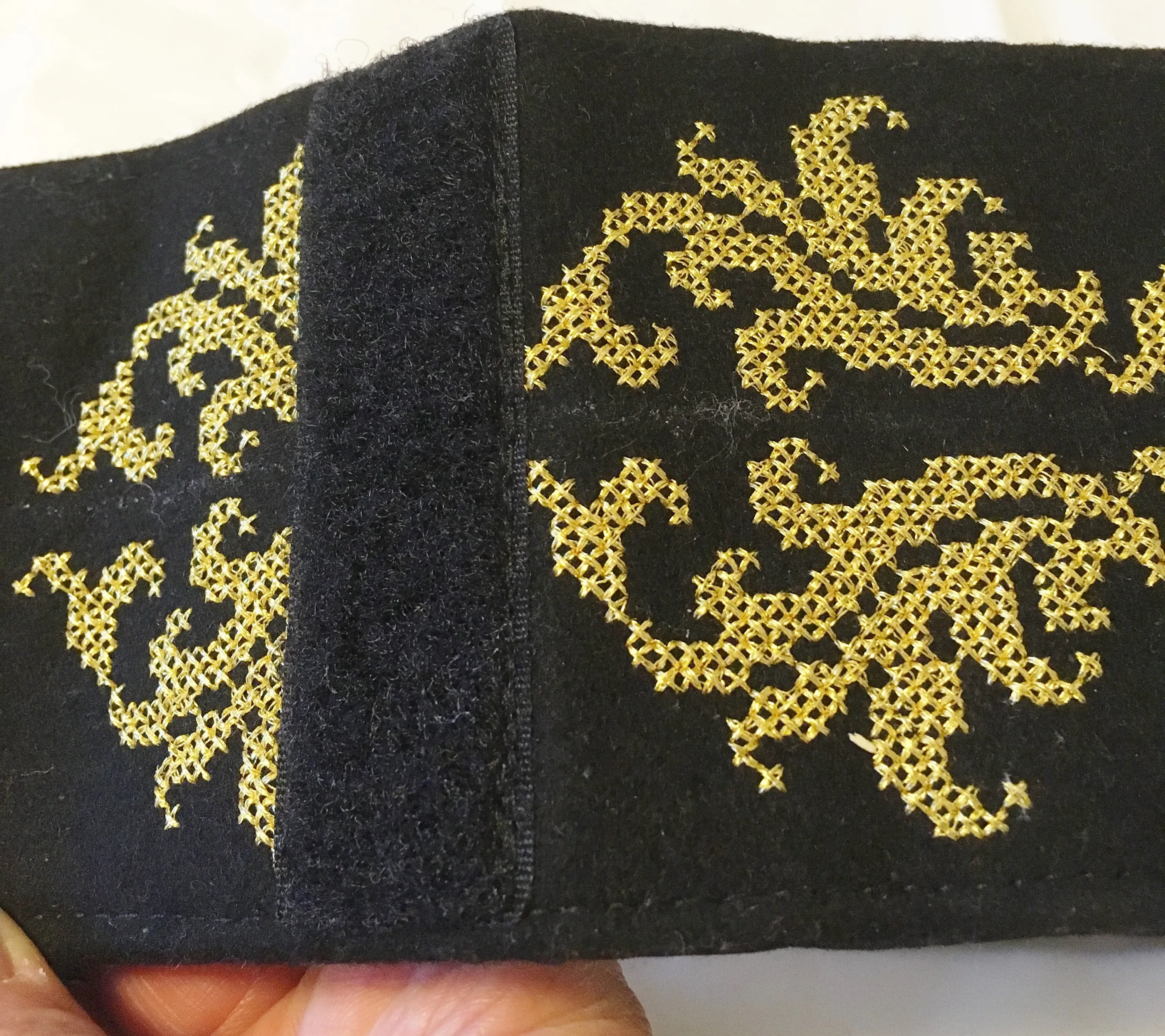 Romanian Folk Embroidered Belt for Traditional-National Folk Costume