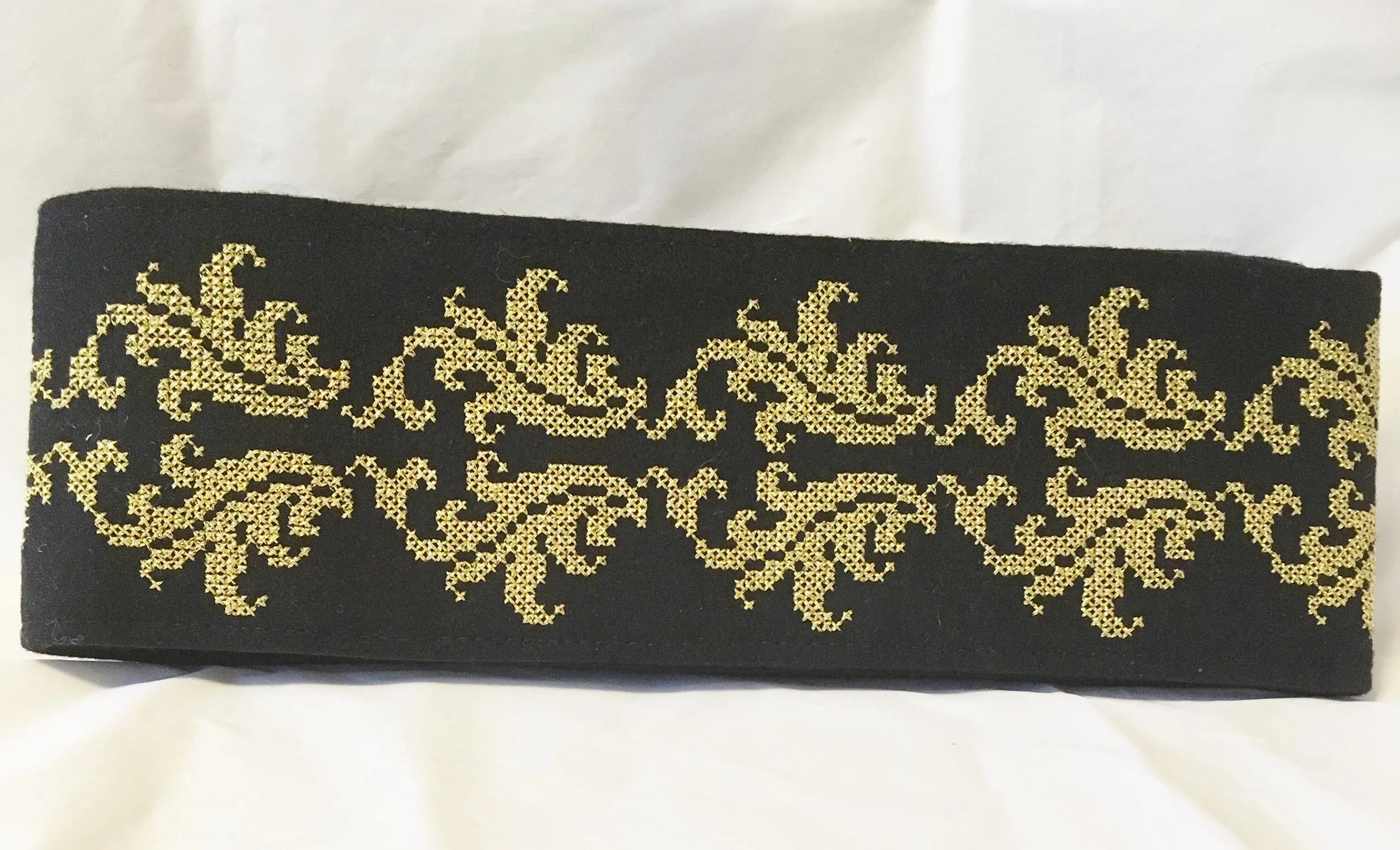 Romanian Folk Embroidered Belt for Traditional-National Folk Costume