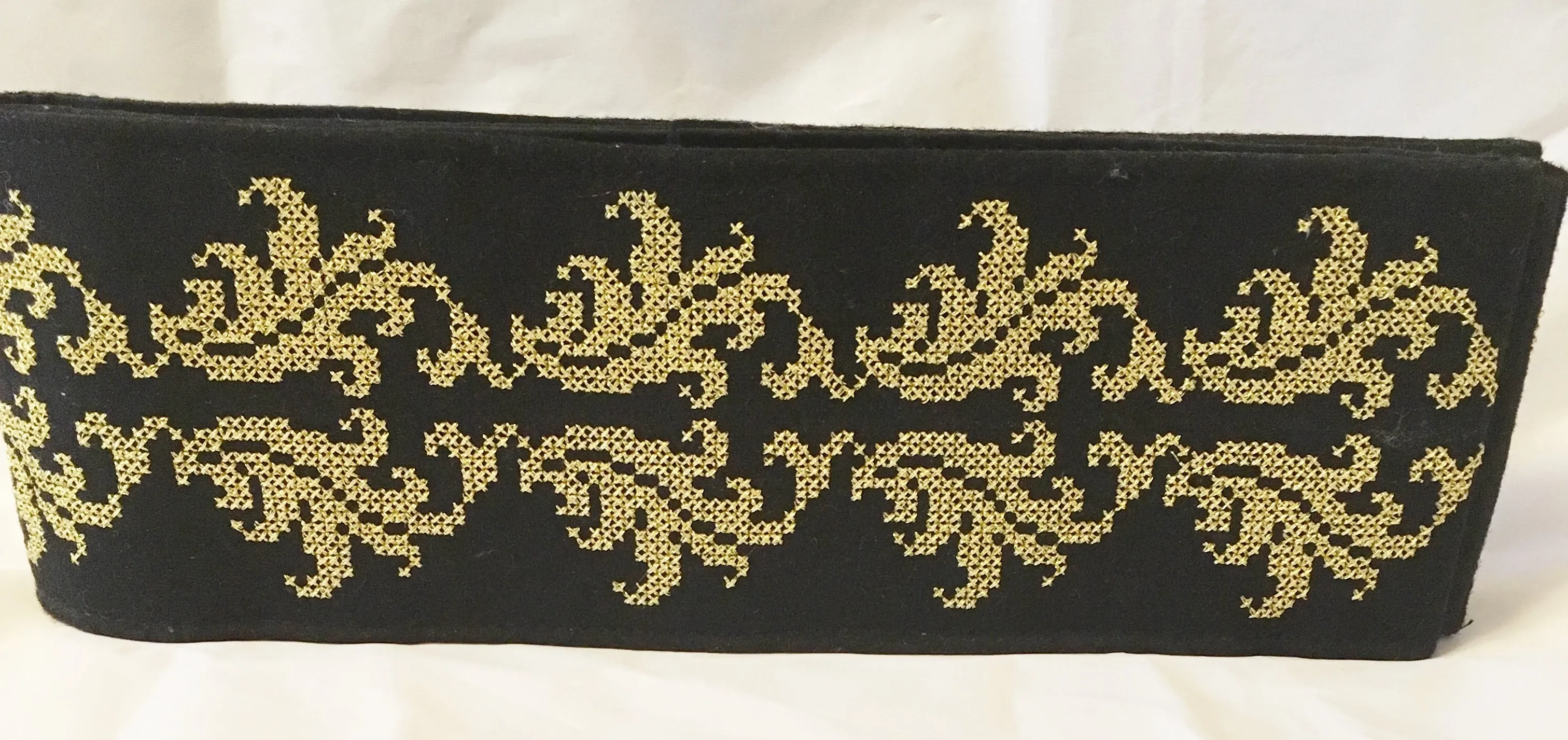 Romanian Folk Embroidered Belt for Traditional-National Folk Costume