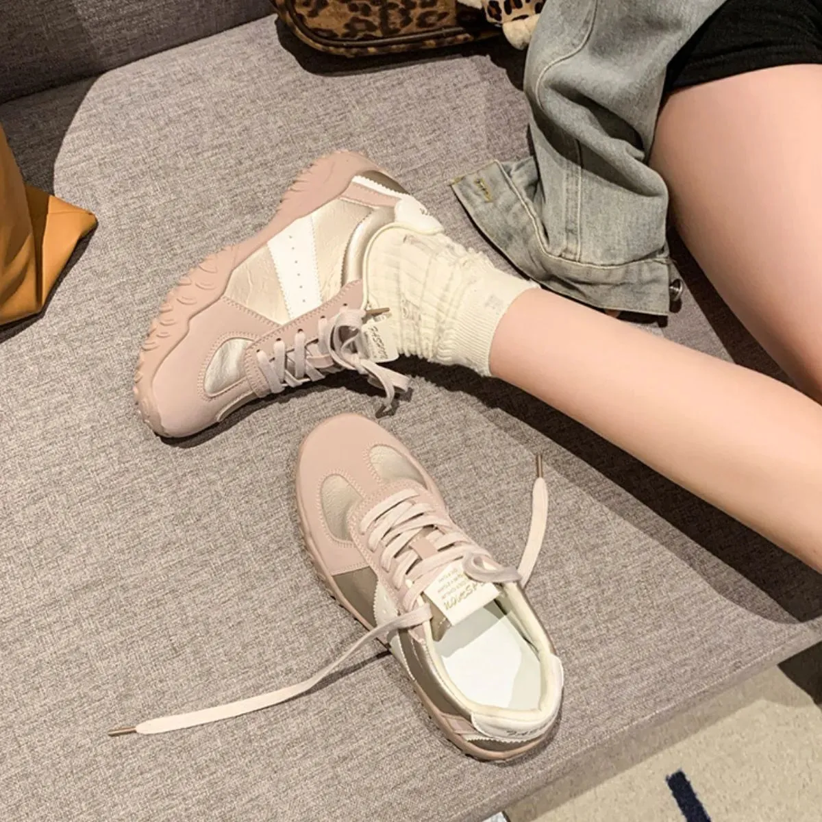 Round Toe Flats Athletic