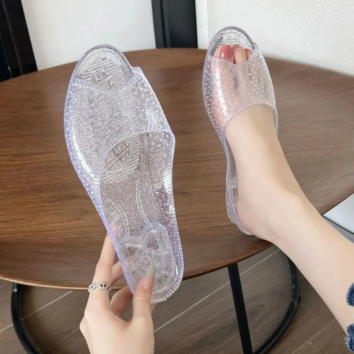 Round Toe Flats Sandals