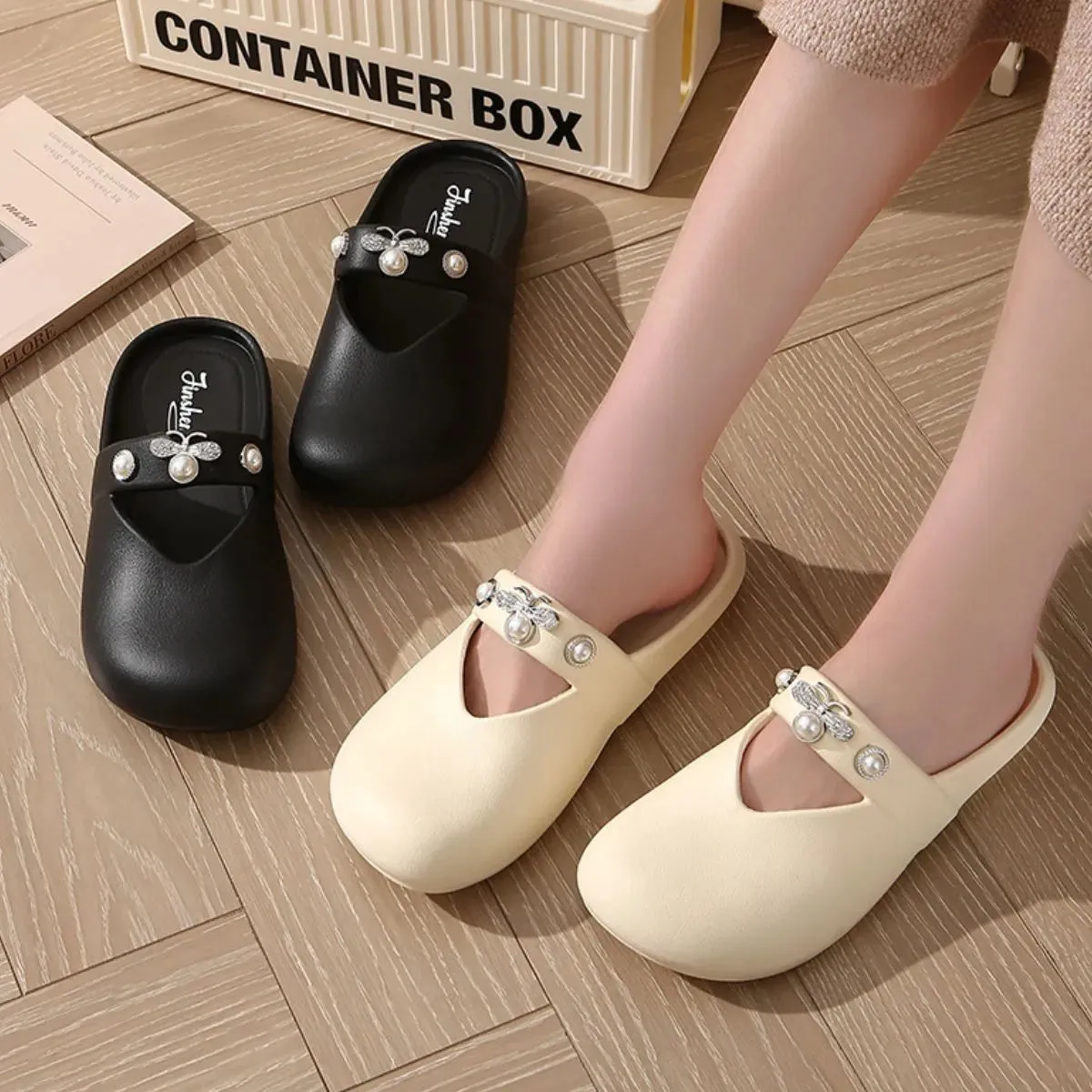 Round Toe Flats Sandals