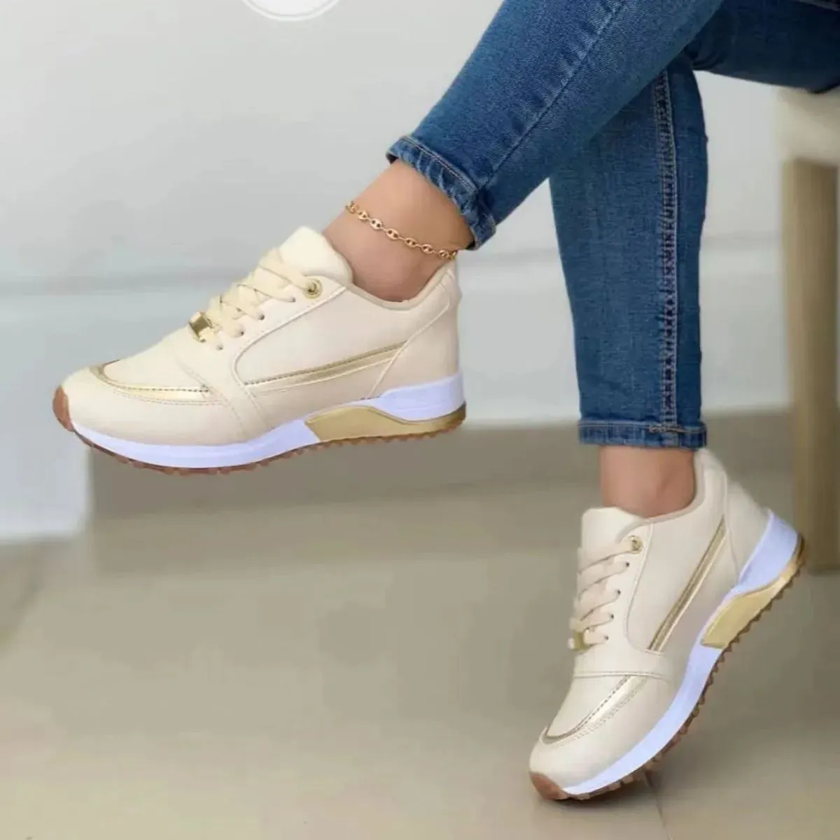 Round Toe Platform Athletic