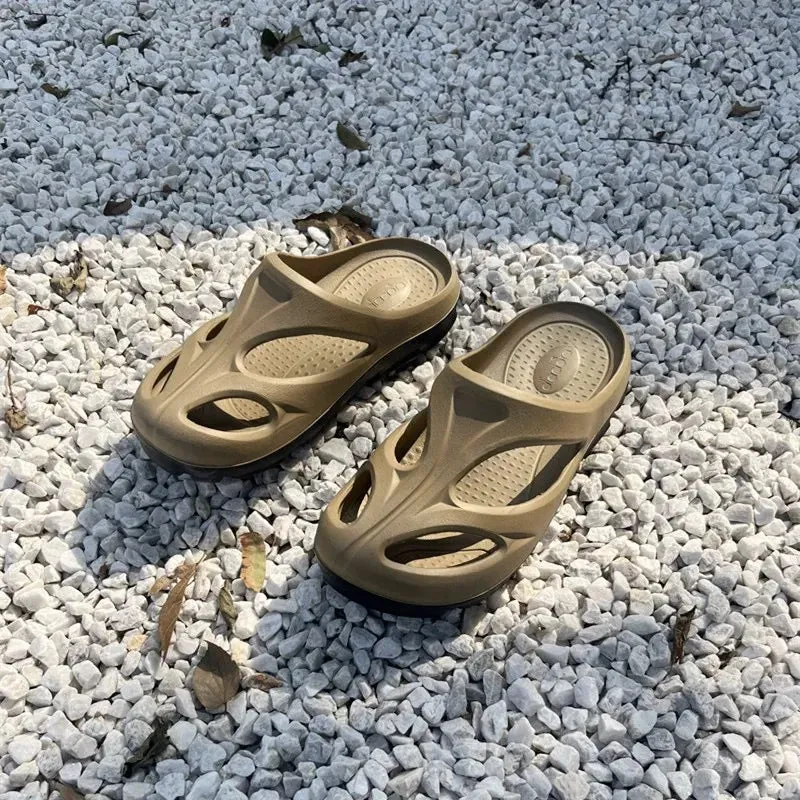 Round Toe Platform Sandals