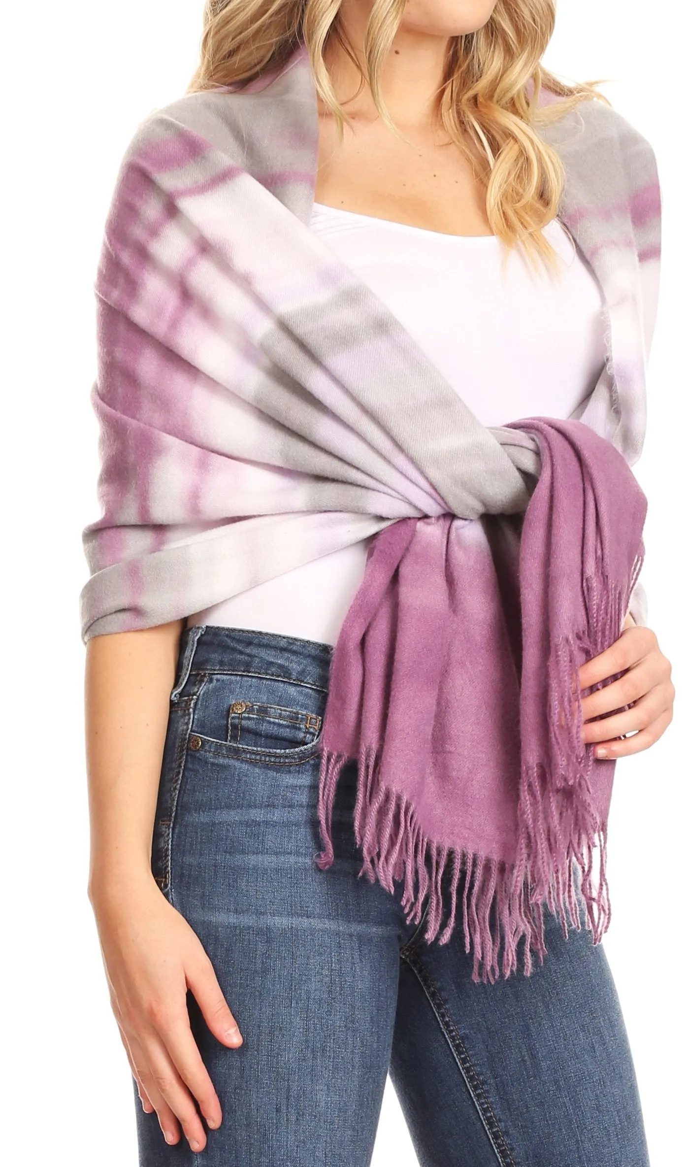 Sakkas Martinna Women's Winter Warm Super Soft and Light Pattern Shawl Scarf Wrap