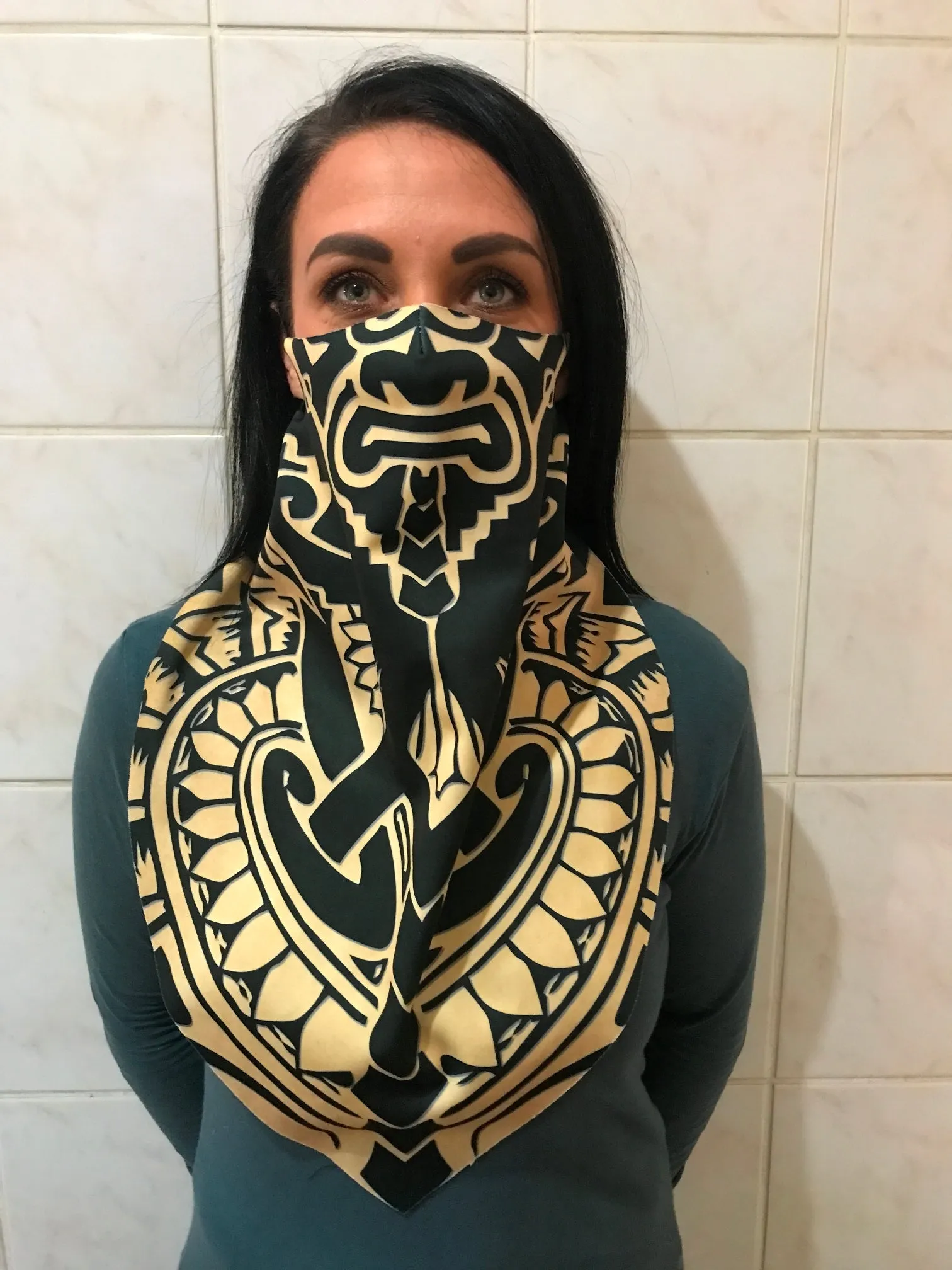 Scarf Mask - Tribal Face 01