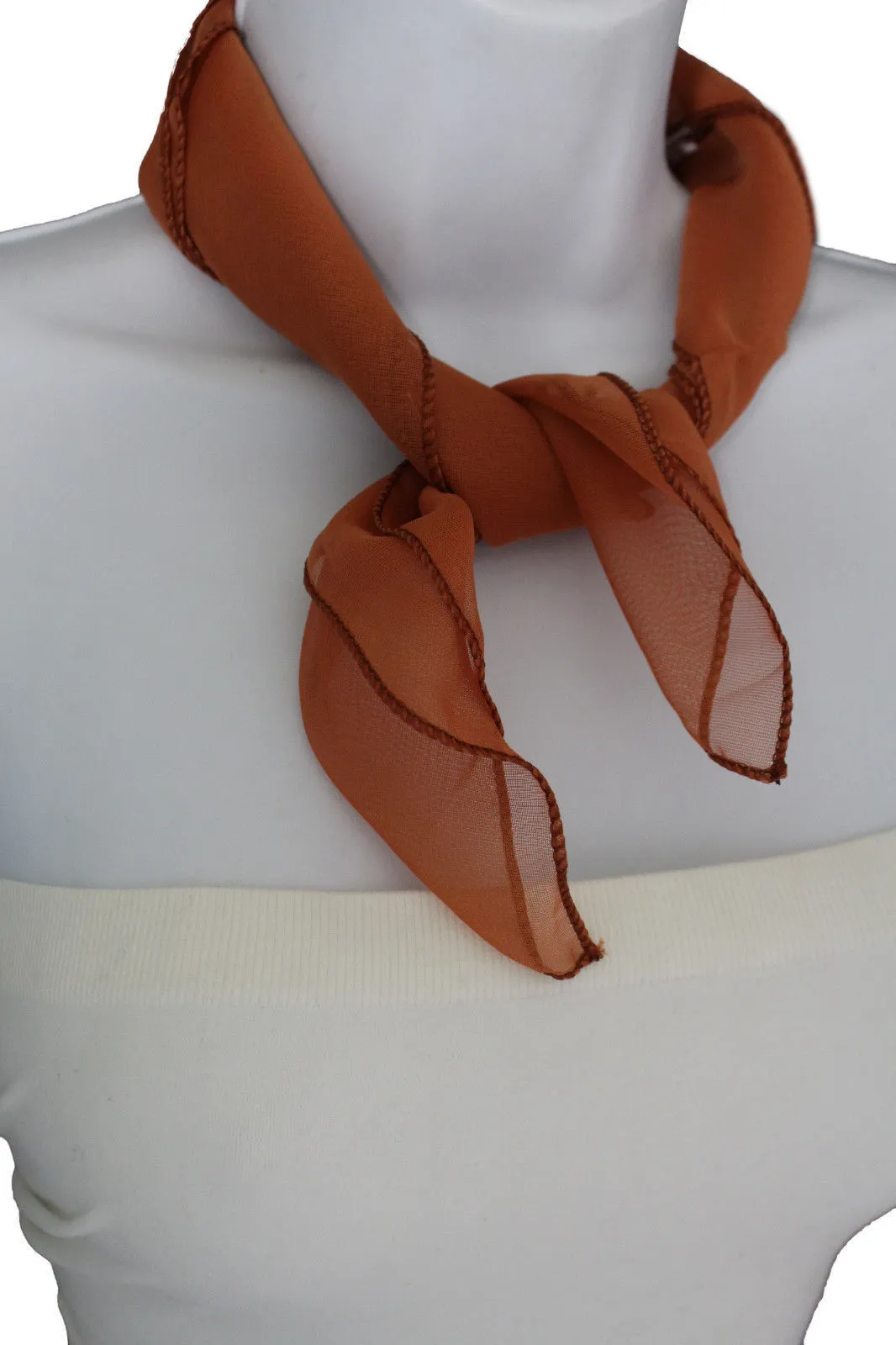 Sheer Fabric Mini Scarf