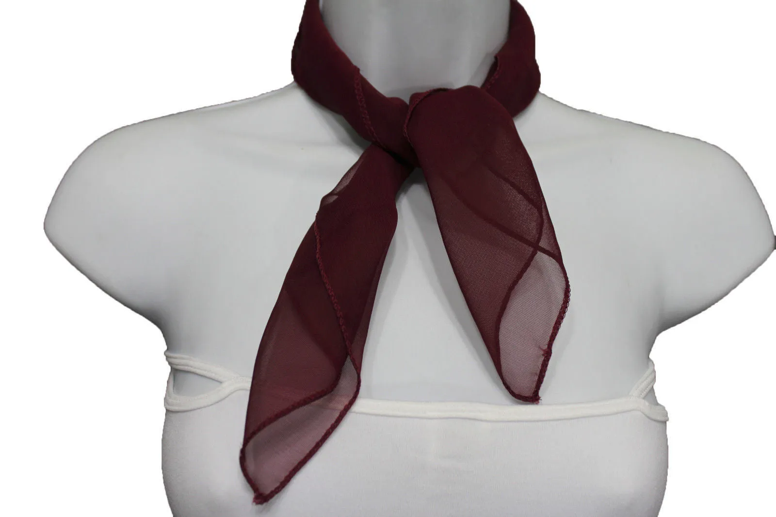 Sheer Fabric Mini Scarf