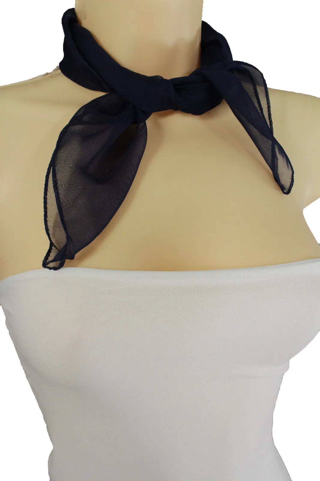 Sheer Fabric Mini Scarf