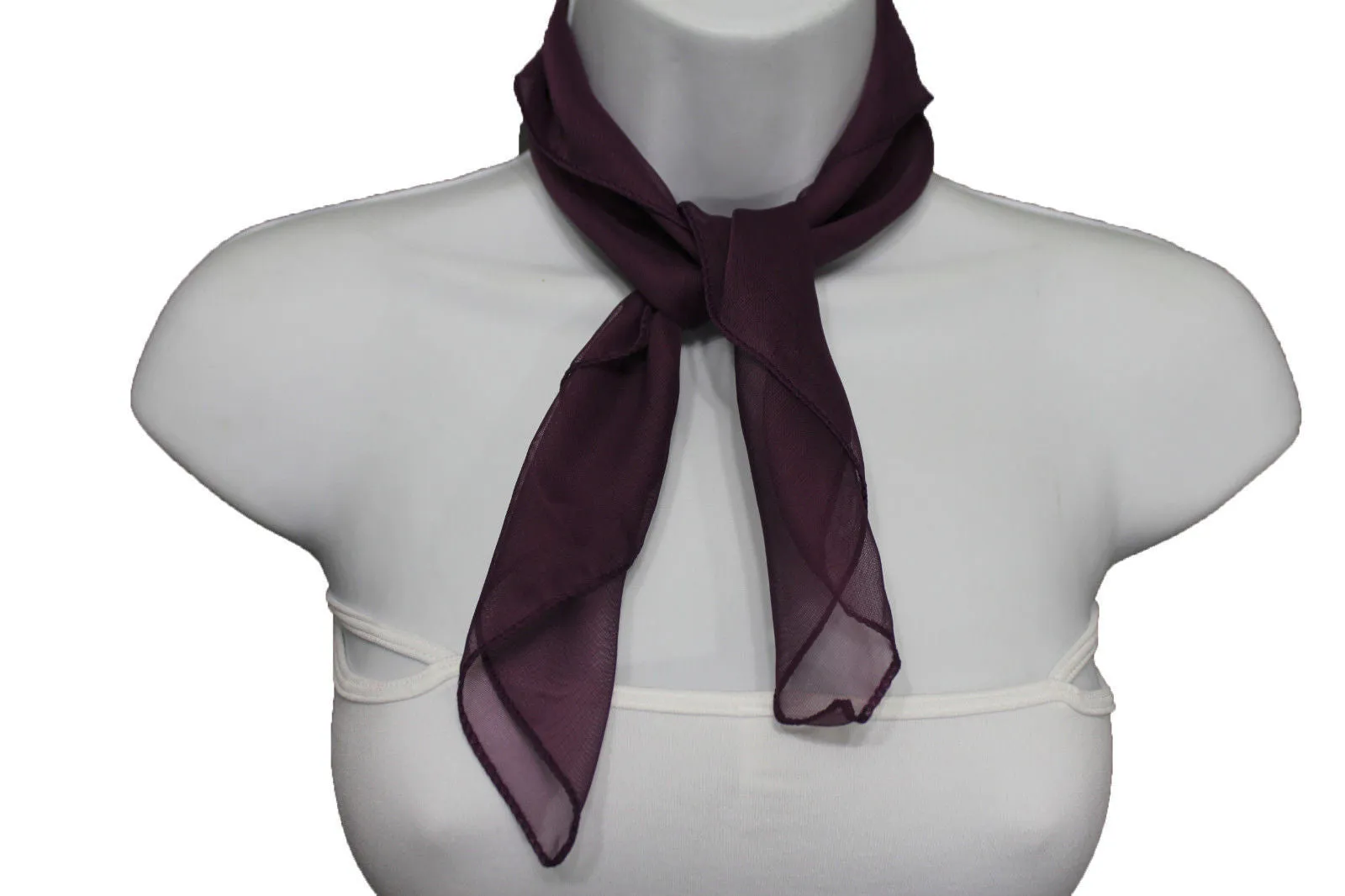 Sheer Fabric Mini Scarf