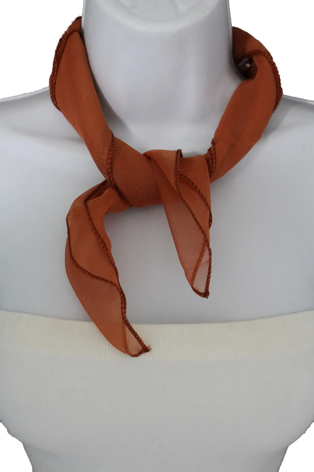 Sheer Fabric Mini Scarf
